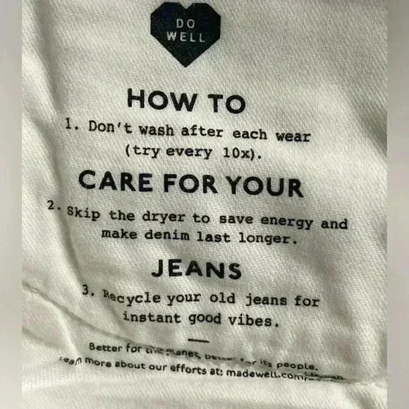 Madewell Baggy Straight Jeans Size 33 - Picture 10 of 16